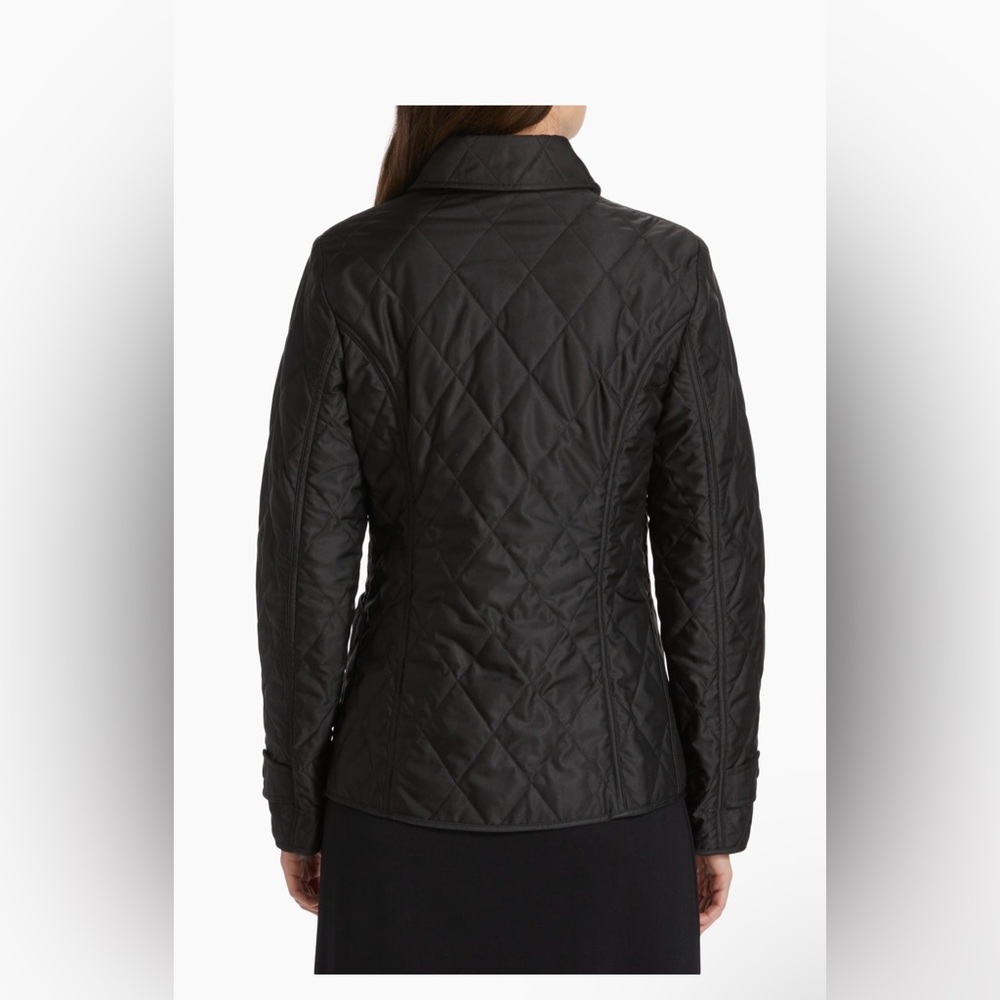 Burberry Fernleigh Quilted Jacket Black Check Lined XL - Picture 2 of 16